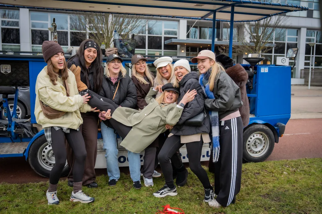 Partyfiets met groep